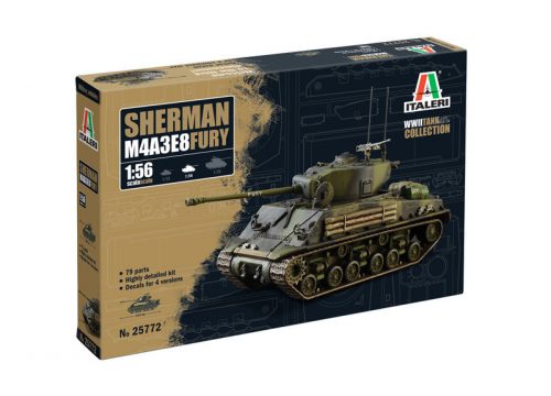 Italeri - 1:56 Sherman M4A3E8 FURY