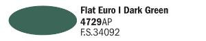 Italeri - Flat Euro I Dark Green - Acrylic Paint (20 ml)