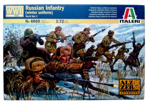 Italeri - 1:72 WWII-RUSSIAN INFANTRY (WINTER UNIFORMS) - 48 figures