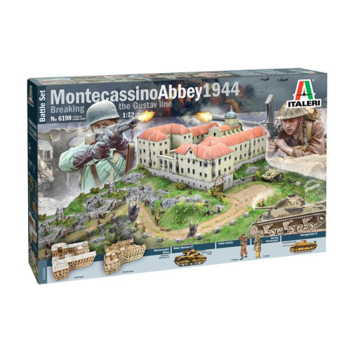 Italeri - 1:72 Montecassino 1944: Gustav Line Battle