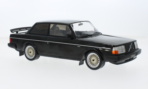 Ixo-Models - Volvo 240 Turbo Custom, schwarz, 1986, 1:18