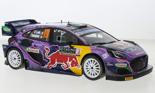 Ixo-Models - IXO, Ford Puma Rally1, Rallye WM, Rallye Monte Carlo, 2022, Red Bull, #19, 1:18