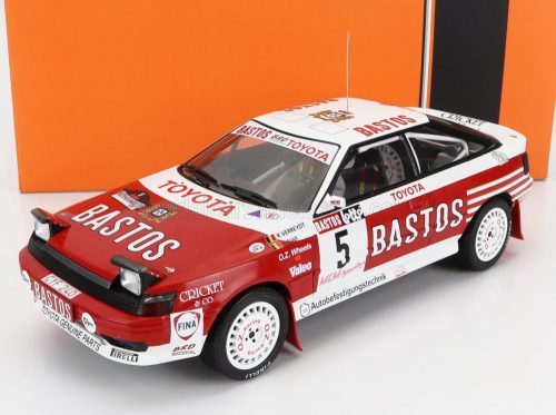 Ixo-Models - TOYOTA CELICA GT-FOUR ST165 BASTOS N 5 RALLY HASPENGOUW 1990 R.VERREYDT - G.BIAR RED WHITE