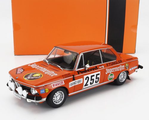 Ixo-Models - BMW 2002 JAGERMEISTER (night version) N 255 RALLY MONTECARLO 1973 WOLFGANG STILLER - AXEL WAGENER ORANGE