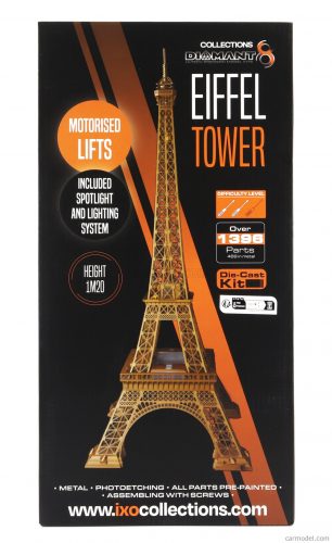 Ixo-Models - Accessories Torre Eiffel Parigi - Eiffel Tower Paris 1889 - Alt.Height 120 Cm - 1396 Pezzi - 1396 Pieces - Included Spotlight And Lighting System Bronze