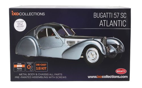 Ixo-Models - BUGATTI TYPE 57 SC ATLANTIC 1936 LIGHT BLUE MET