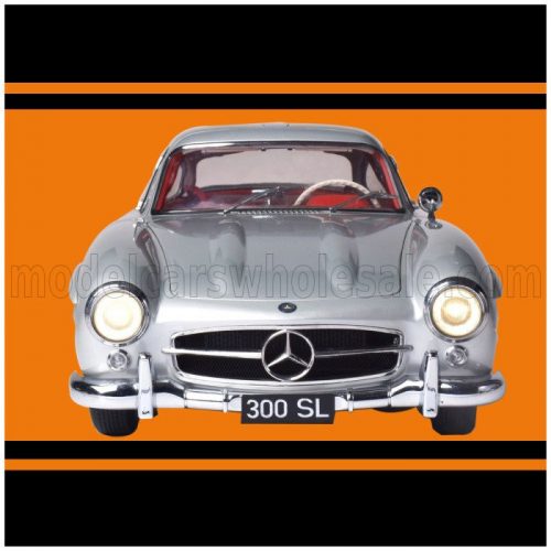 Ixo-Models - MERCEDES BENZ SL-CLASS 300SL COUPE (W198) 1954 SILVER