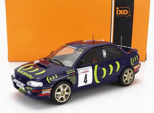 Ixo-Models - SUBARU IMPREZA 555 REPSOL N 4 RALLY TOUR DE CORSE 1995 C.McRAE - D.RINGER BLUE YELLOW