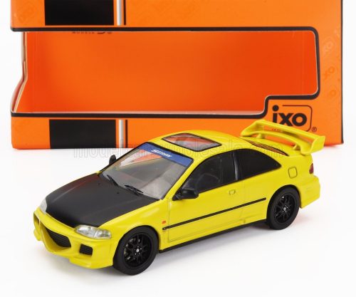 Ixo-Models - HONDA CIVIC EJ1 COUPE 1995 YELLOW BLACK