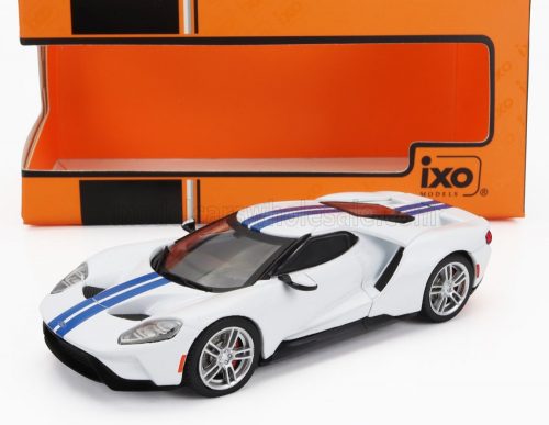 Ixo-Models - FORD USA GT 2017 WHITE BLUE