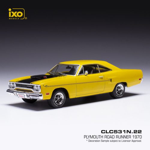 Ixo-Models - 1:43 Plymouth Road runner, yellow, 1975