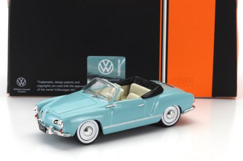 Ixo-Models - VOLKSWAGEN KARMANN GHIA CABRIOLET OPEN 1957 LIGHT BLUE