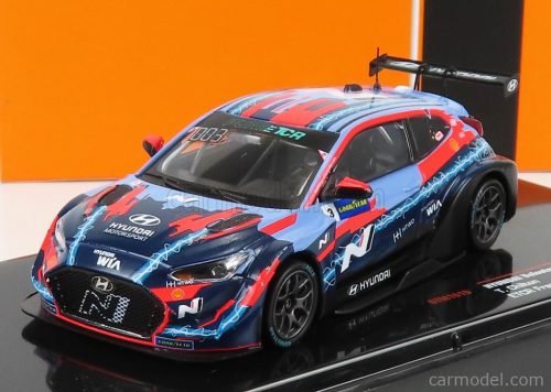 Ixo-Models - Hyundai Veloster N 3 Etcr Season 2021 T.Chilton 2 Tone Blue Red