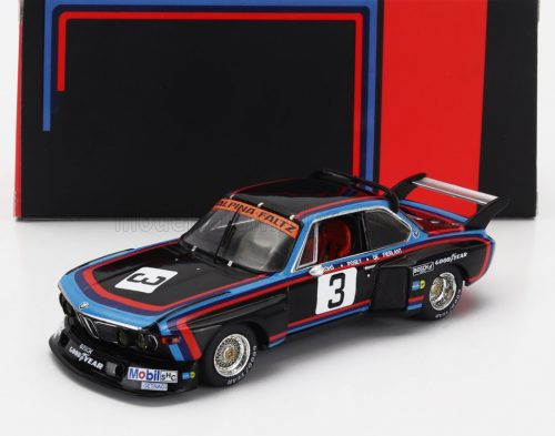 Ixo-Models - BMW 3.5 CSL gr.5 TEAM ALPINA FALTZ N 3 4th 6h SILVERSTONE 1976 HARALD GROHS - HUGHES DE FIERLANT BLACK RED BLUE