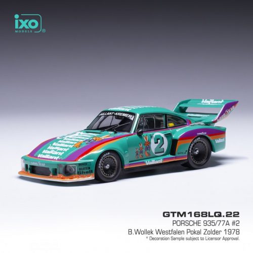 Ixo-Models - 1:43 Porsche 935 / 77A Vaillant Kremer Team 2nd DRM Westfalen pokal Zolder #2 B.Wollek 1978 - IXO