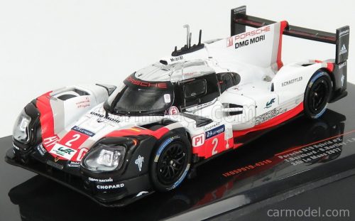 Ixo-Models - Porsche 919 Hybrid 2.0L Turbo V4 Team Porsche N 2 Winner 24H Le Mans 2017 T.Bernhard - E.Bamber - B.Hartley White Red Black