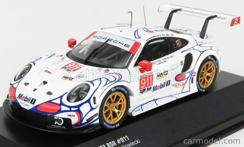 Ixo-Models - Porsche 911 991 Rsr Team Porsche Gt N 911 Winner Gtlm Class Petit Le Mans Road Atlanta 2018 P.Pilet - N.Tandy - F.Makowiecki White