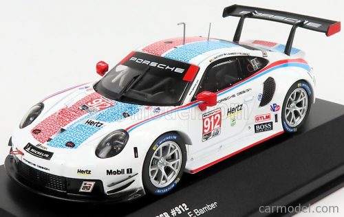 Ixo-Models - Porsche 911 991 Rsr Porsche Gt Team N 912 3Rd Gtlm Class 24H Daytona 2019 Bamber - Jaminet - Vanthoor White