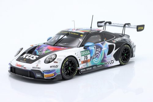 Ixo-Models - PORSCHE 911 992 GT3 R TEAM KUS BERNHARD N 75 DTM SEASON 2023 LAURIN HEINRICH WHITE BLACK