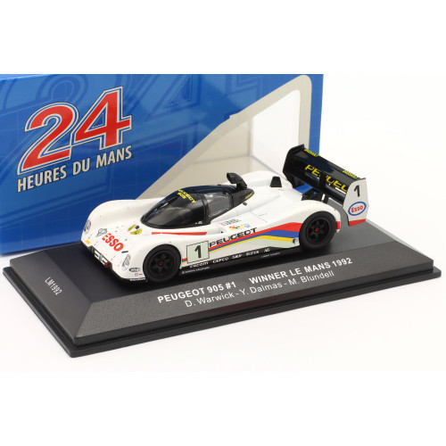 Ixomodels - 1:43 Peugeot 905 #1 Winner 24H Lemans 1992 Dalmas, Warwick, Blundell - Ixo