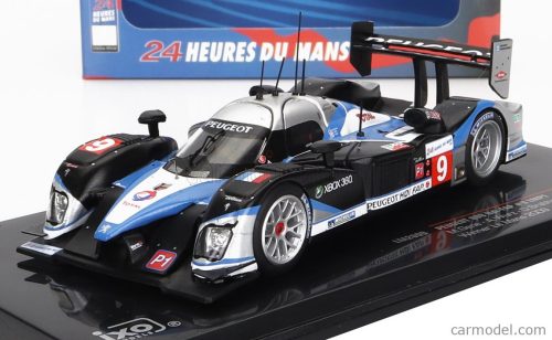 Ixo-Models - Peugeot 908 Hdi Fap 5.5L Turbo V12 Team Peugeot Sport Total N 9 Winner 24H Le Mans 2009 D.Brabham - M.Gene - A.Wurz Black Blue Silver