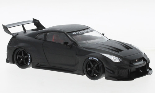 Ixo-Models - Nissan 35GT-RR LB-Sil schwarz IXO 1:43