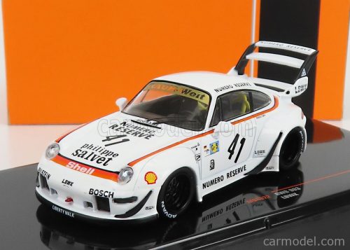 Ixo-Models - Porsche 911 993 Rwb Lbwk N 41 Racing 1996 White