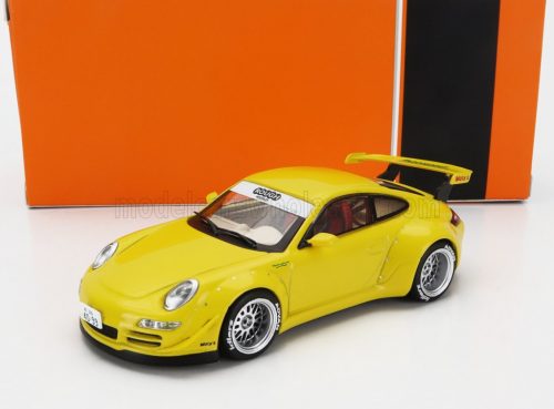 Ixo-Models - PORSCHE 911 997-2 RWB COUPE 2008 YELLOW