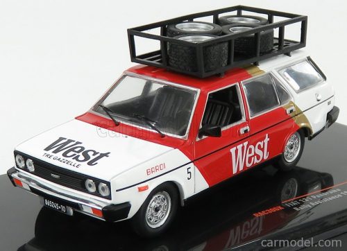 Ixo-Models - Fiat 131 Panorama Assistance Rally Team West 1979 White Red