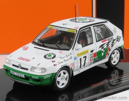 Ixo-Models - Skoda Felicia N 17 Rally Montecarlo 1996 E.Triner - P.Stanc White Green