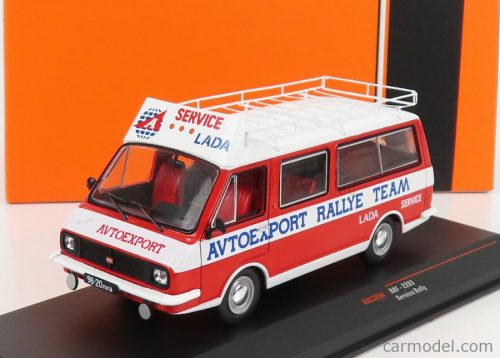 Ixo-Models - Raf 2203 Minibus Team Rally Lada Service Assistance 1984 Red White