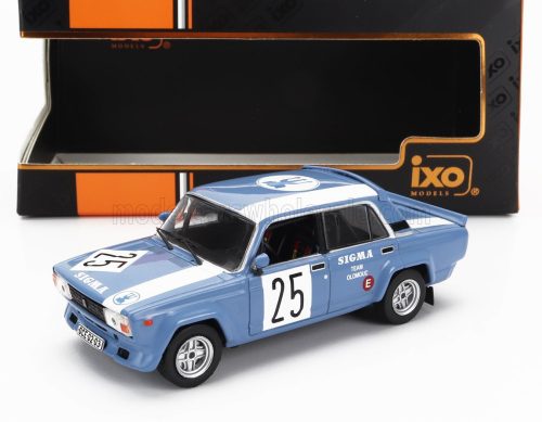 Ixo-Models - LADA FIAT 2105 VFTS N 25 RALLY PRIBRAM 1986 VACLAV CHLUSTINA - MIROSLAV HRBEK LIGHT BLUE