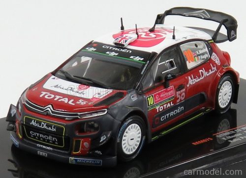 Ixo-Models - Citroen C3 Wrc Abu Dhabi N 10 Rally Portugal 2018 K.Meeke - P.Nagle Red Grey