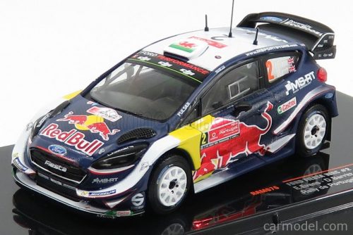 Ixo-Models - Ford England Fiesta Wrc Red Bull N 2 Rally De Portugal 2018 E.Evans - D.Barritt Blue Red Yellow