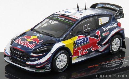 Ixo-Models - Ford England Fiesta Wrc Red Bull N 3 Rally Finland 2018 T.Suninen - M.Markkula Blue White Yellow Red