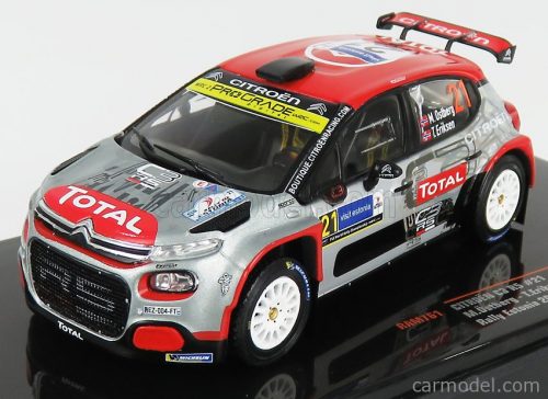 Ixo-Models - Citroen C3 R5 N 21 Rally Estonia 2020 M.Ostberg - T.Eriksen Grey Red Black