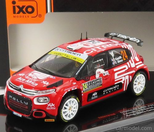 Ixo-Models - Citroen C3 Rally2 N 24 Rally Montecarlo 2021 E.Camilli - F.X.Buresi Red