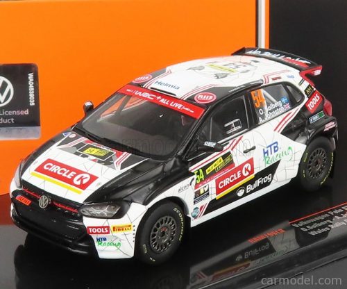 Ixo-Models - Volkswagen Polo Gti R5 N 54 Rally Wales 2019 O.Solberg - A.Johnston White Black Red