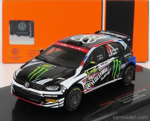 Ixo-Models - Volkswagen Polo Gti R5 N 55 Rally Wales 2019 P.Solberg - P.Mills White Black Blue