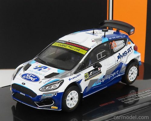 Ixo-Models - Ford England Fiesta R5 Mkii N 23 Winner Wrc2 Rally Acropolis 2021 N.Gryazin - K.Aleksandrov White Blue