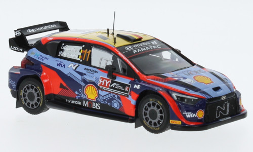 Ixo-Models - Hyundai i20 N Rally1, Rallye WM, Rally Acropolis, 2022, #11, 1:43