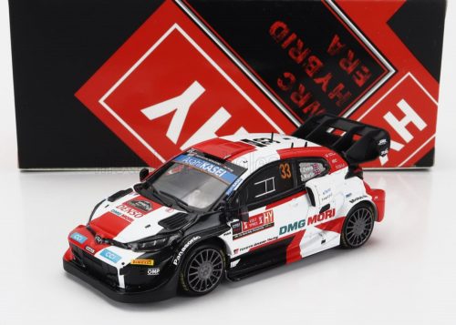 Ixo-Models - TOYOTA YARIS GR RALLY1 TEAM TOYOTA GAZOO RACING WRT N 33 2nd RALLY YPRES 2022 ELFYN EVANS - SCOTT MARTIN WHITE RED BLACK