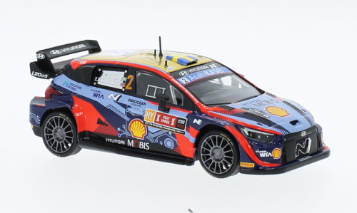 Ixo-Models - Hyundai i20 N Rally1, Rallye WM, Rally Ypern, 2022, #2, 1:43