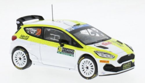 Ixo-Models - FORD ENGLAND 	FIESTA RALLY2 TEAM FORD WRT N 39 RALLY MONTECARLO 2024 EAMONN BOLAND - MJ WHITE YELLOW