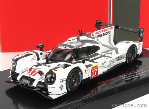 Ixo-Models - Porsche 919 Hybrid 2.0L Turbo V4 Team Porsche N 17 3Rd 1000Km Spa 2015 T.Bernhard - B.Hartley - M.Webber White Grey Black