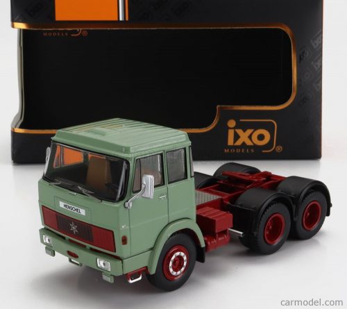 Ixomodels - Henschel Hs19Ts Tractor Truck 3-Assi 1966 Light Green Red