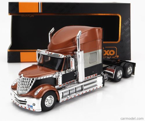 Ixomodels - International Lonestar Tractor Truck 3-Assi 2010 Copper Silver Black