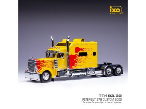 Ixo-Models - 1:43 Peterbilt T 379 customs Yellow/Red 2002 - IXO