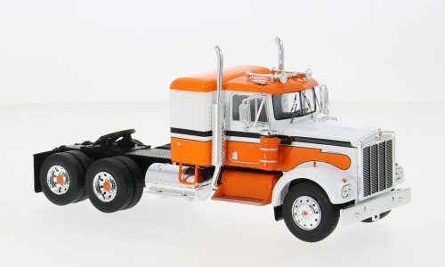 Ixo-Models - Kenworth W 925, weiss/orange, 1970, 1:43