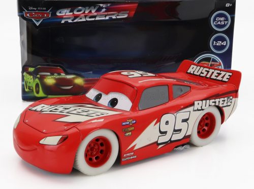 Jada - WALT DISNEY SAETTA LIGHTNING McQUEEN - CARS MOVIE RED YELLOW